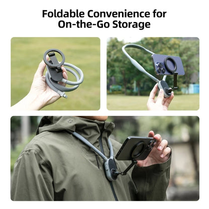 Magnetic Neck Hanging Mount Holder – Wearable Phone & Action Camera Bracket
