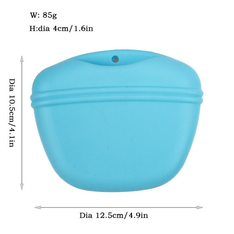 Silicone Dog Treat Bag – Hands-Free Training Pouch
