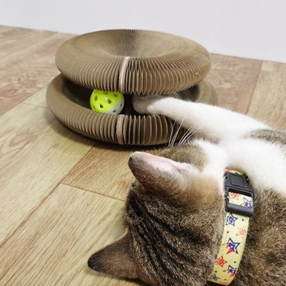 Magic Organ Cat Scratching Board – Foldable Play & Lounge Pad