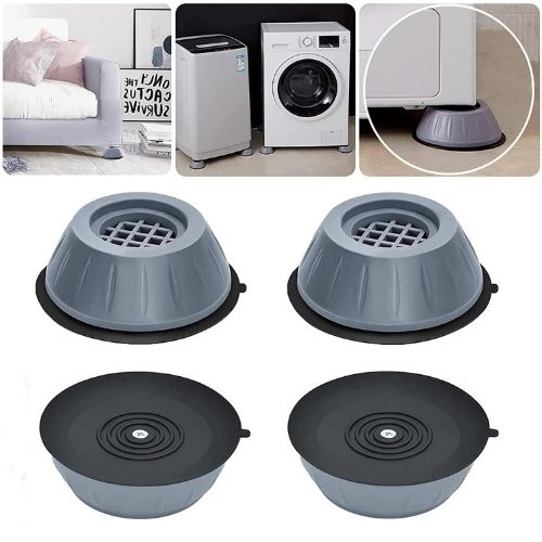Anti Vibration Pads – Heavy-Duty Washer & Dryer Noise Reducers (4 Pack)