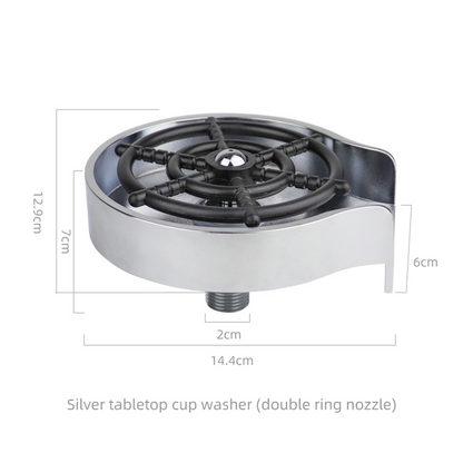 Glass Cup Washer – Automatic Sink Rinser for Kitchen Cleaning