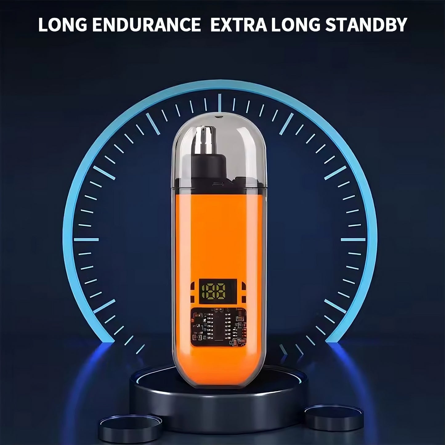 Mini Electric Nose & Ear Hair Trimmer – USB Rechargeable