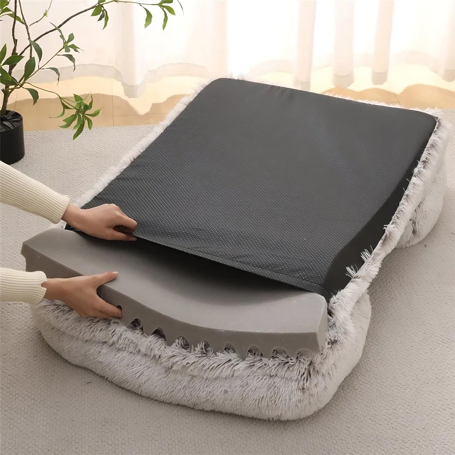 Soft Dog Sofa Bed – Orthopedic Comfort for Medium Dogs