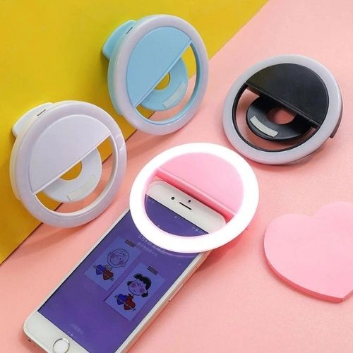 Selfie Ring Light for Phone – Rechargeable Clip-On LED Ring Light