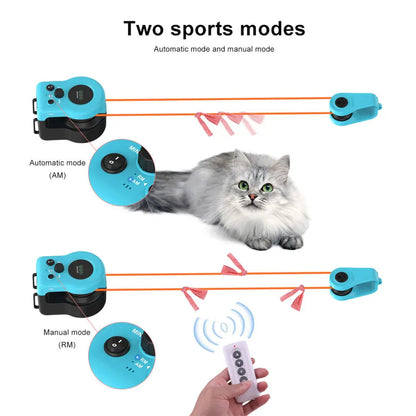 Interactive Cat Toy Chase Run Treadmill – Exercise & Hunting Play