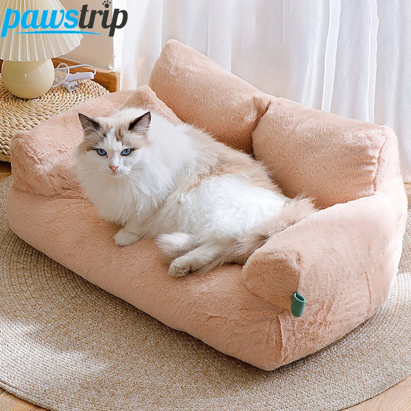 Luxury Cat Bed Sofa – Plush Pet Sofa for Cats & Small Dogs