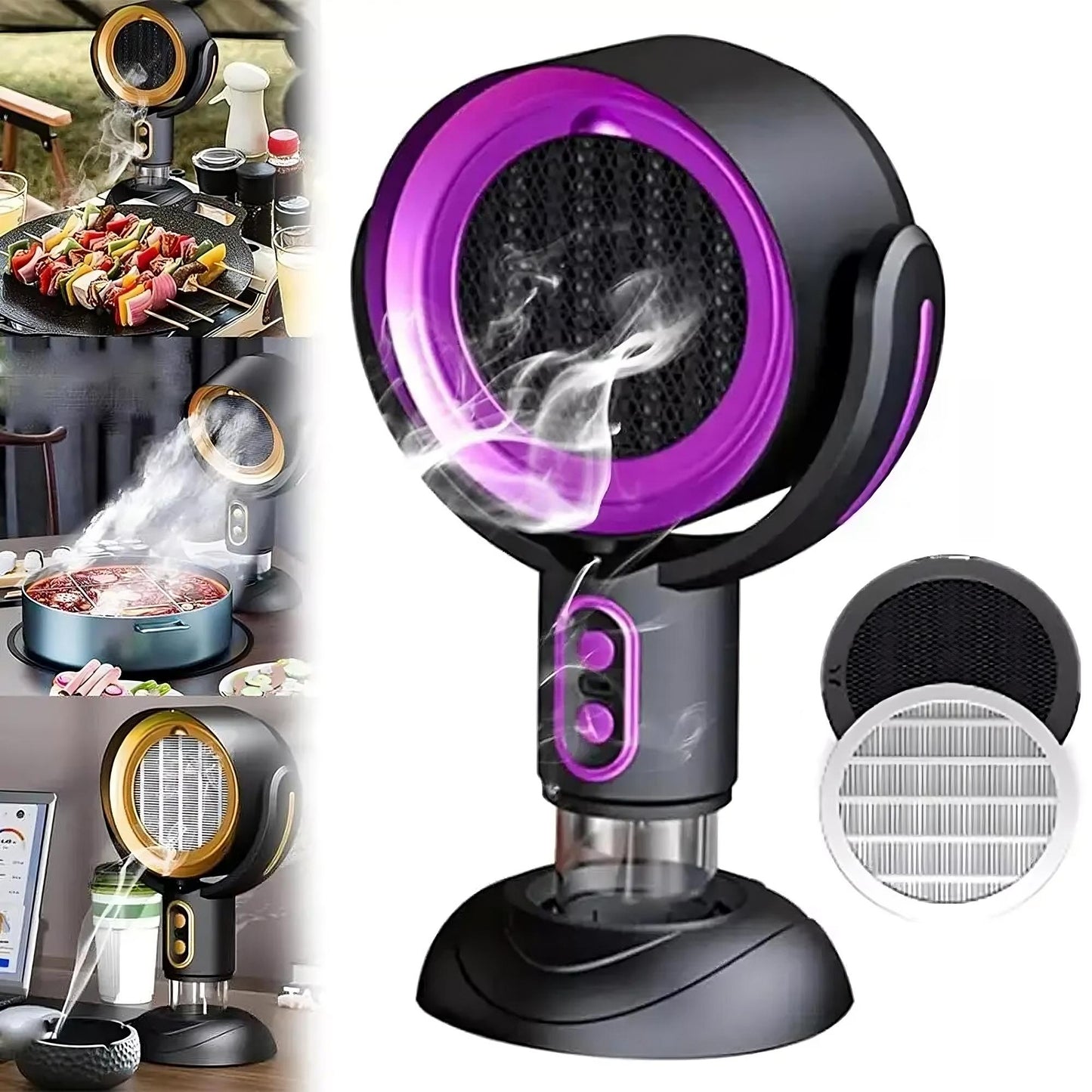 Portable Range Hood Purifier – Compact Smoke & Odor Remover