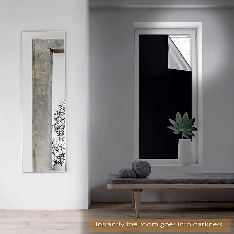 Self-Adhesive Pleated Blinds – Blackout Window Shades, No-Drill Installation