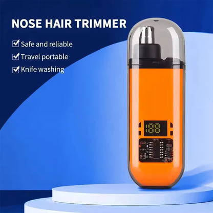 Mini Electric Nose & Ear Hair Trimmer – USB Rechargeable