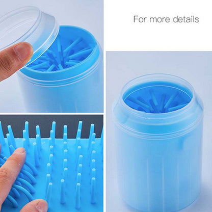 Pet Paw Cleaner Cup – Portable Dog Paw Washer with Soft Silicone Bristles