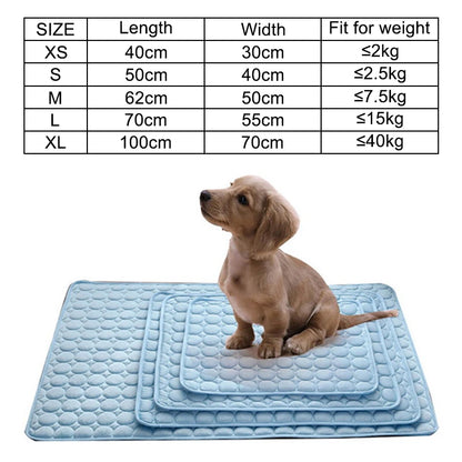 Pet Cooling Mat – Portable Non-Toxic Gel Pad