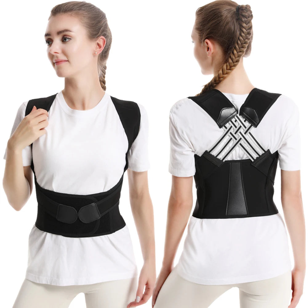 Adjustable Posture Corrector for Back, Neck & Shoulder Support