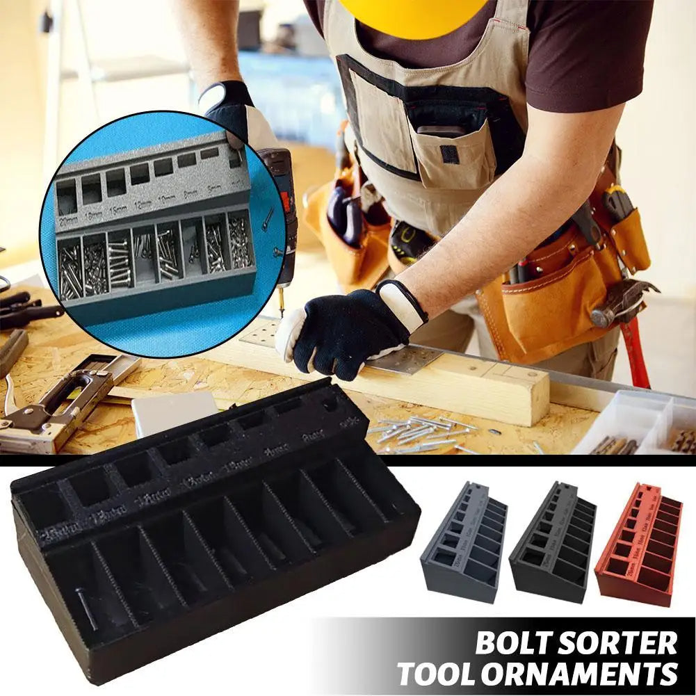 Bolt & Screw Length Sorter Tray – M3 Hardware Organizer