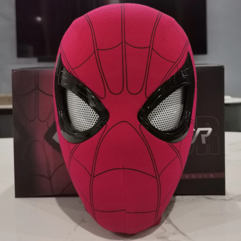 Realistic Spider Mask – Dual Control Blinking Cosplay Halloween Mask