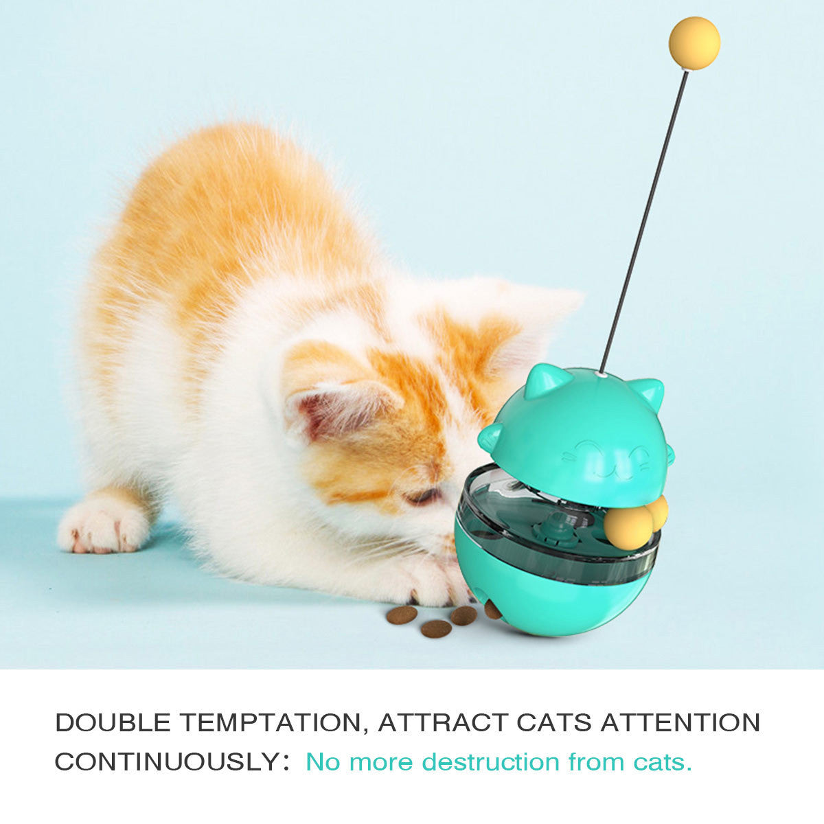 Multi-Functional Cat Self-Play Toy – Interactive Feeder & Activity