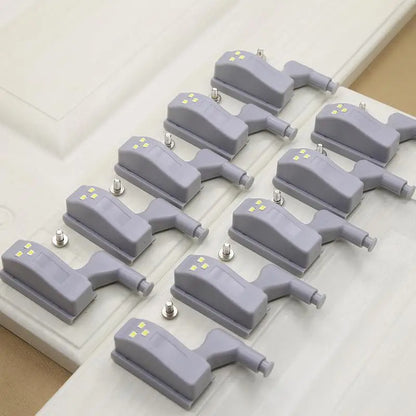 LED Hinge Cabinet Lights – Automatic Motion Wardrobe Lighting (10 Pack)