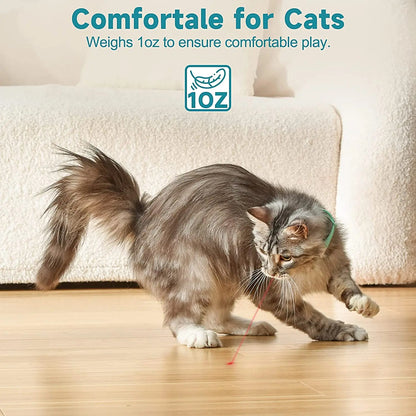 Hands-Free LASER Cat Toy Collar – Automatic Hunting Light