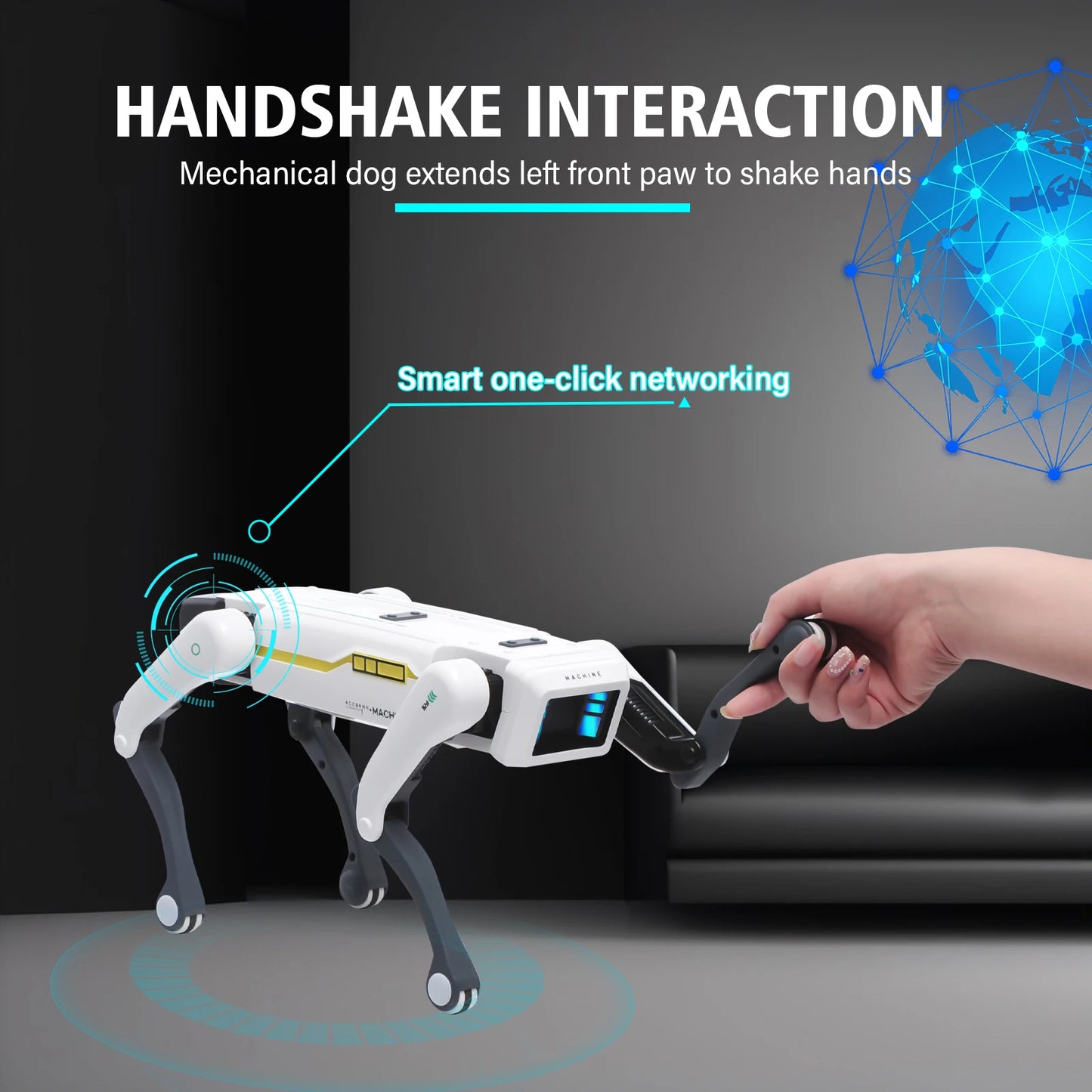 Robot Dog with Remote (PRO VERSION - AI, Voice Control & Smartphone App)