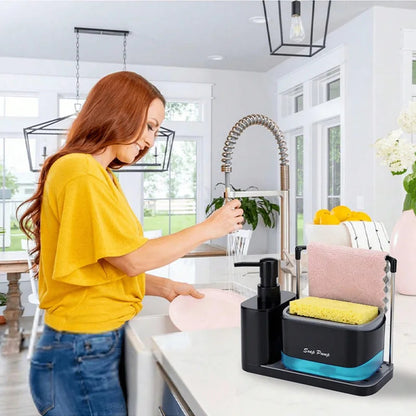 5-in-1 Hand and Dish Soap Dispenser Set – Kitchen Organizer