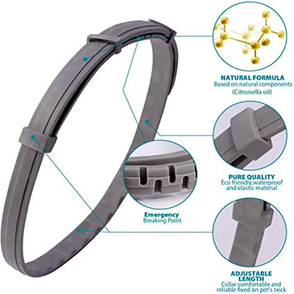 Flea & Tick Collar for Cats & Dogs – Adjustable Anti-Parasitic Protection