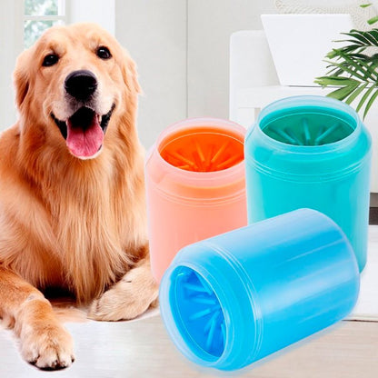 Pet Paw Cleaner Cup – Portable Dog Paw Washer with Soft Silicone Bristles