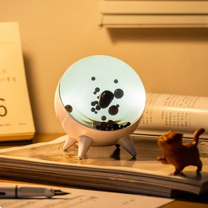 Ferrofluid Music Rhythm Speaker Lamp – Sound Visualizer with AUX & Mic