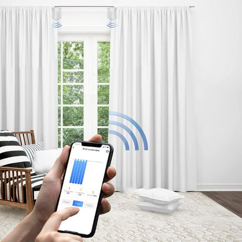 Smart Curtain Robot with Light & Temperature Sensors