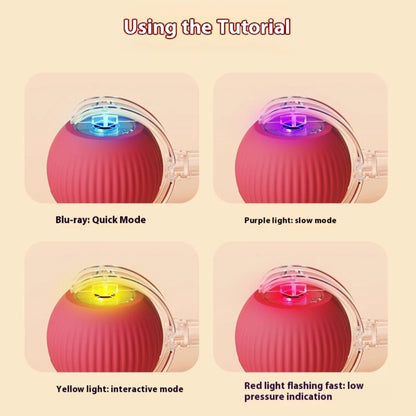 Automatic Rolling Ball with Tail Lamp – Smart Cat Toy