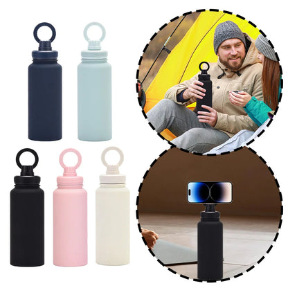 Insulated Phone Holder Water Bottle