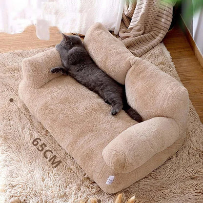 Luxury Cat Bed Sofa – Plush Pet Sofa for Cats & Small Dogs