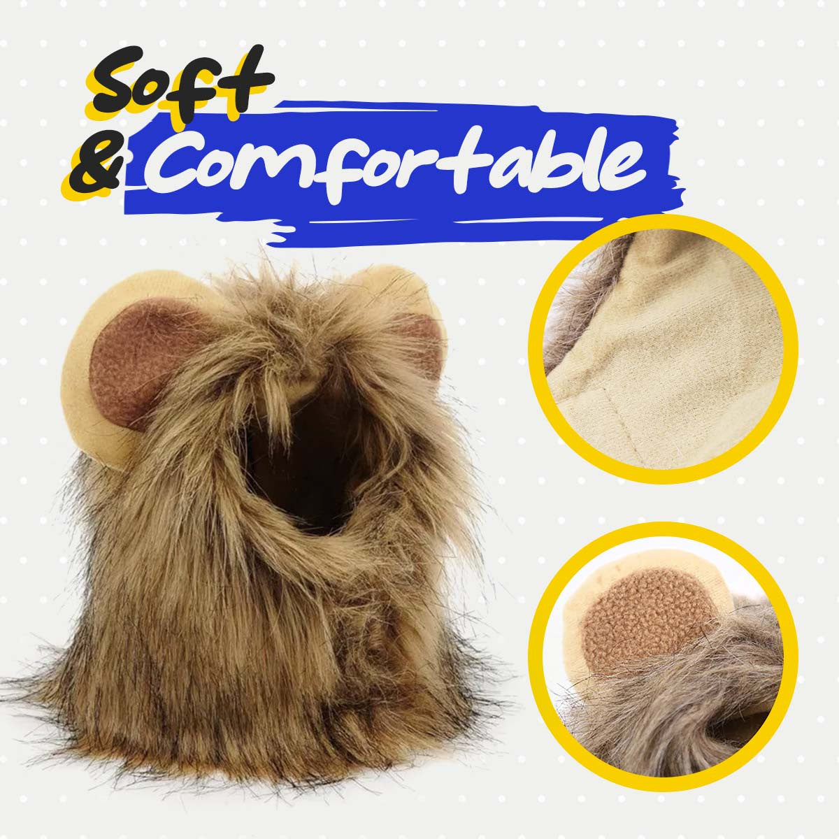 Cat Lion Mane – Costume for Cats & Small Dogs