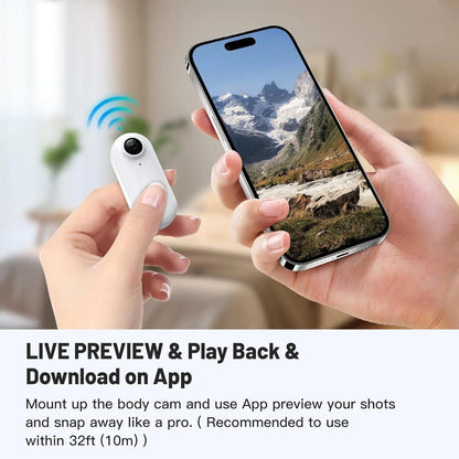 Portable POV Camera – Mini 1080P Wearable Action Cam