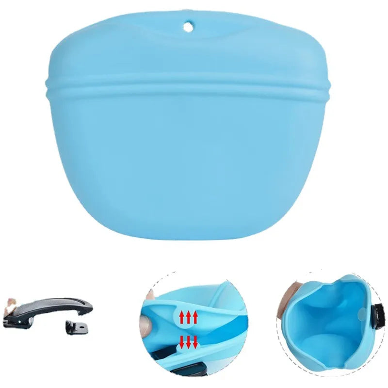 Silicone Dog Treat Bag – Hands-Free Training Pouch