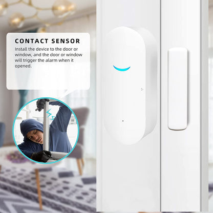 Smart WiFi Window & Door Sensor – Home Security Alert System