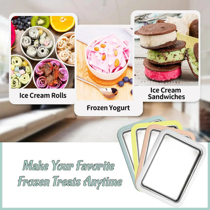 Ice Cream Maker Pan – Rolled Ice Cream & Frozen Yogurt Plate