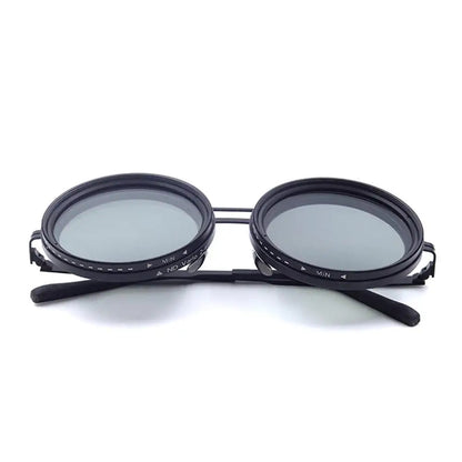Adjustable Dimming Sunglasses – Polarized UV400 Glasses for Outdoors