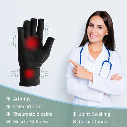 Copper Arthritis Compression Gloves – Pain Relief for Hands & Carpal Tunnel