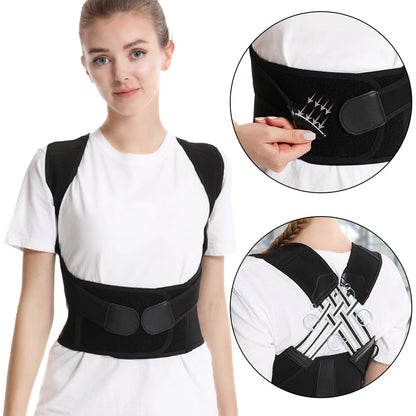 Adjustable Posture Corrector for Back, Neck & Shoulder Support