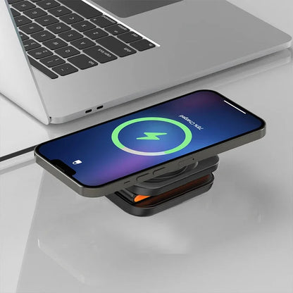 MagSafe-Compatible Foldable Charging Station (3-in-1)