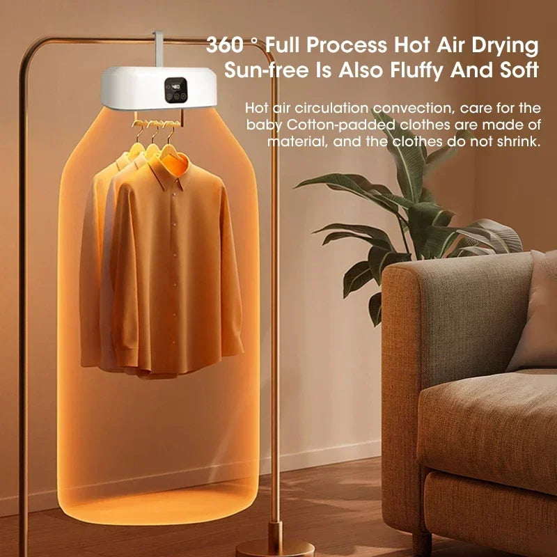Electric Travel Clothes Dryer – Portable Fast-Dry Machine for Small Spaces