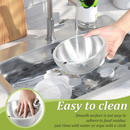 35oz Stainless Steel Insulated Serving Bowl – Hot & Cold Food Storage