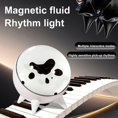 Ferrofluid Music Rhythm Speaker Lamp – Sound Visualizer with AUX & Mic