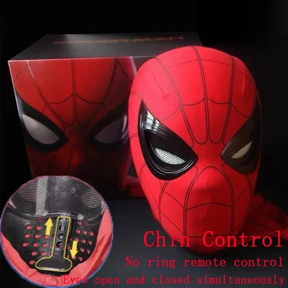Realistic Spider Mask – Dual Control Blinking Cosplay Halloween Mask