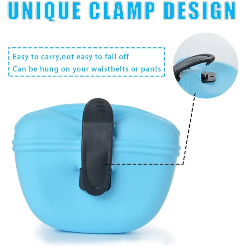 Silicone Dog Treat Bag – Hands-Free Training Pouch