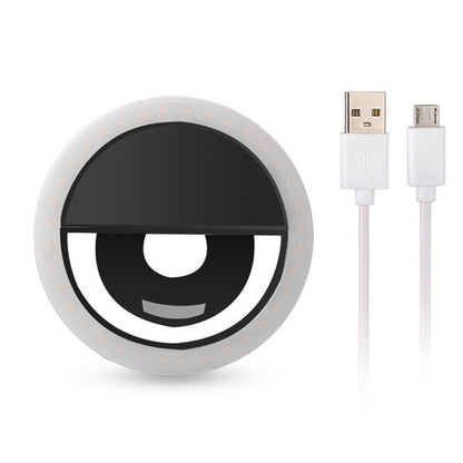 Selfie Ring Light for Phone – Rechargeable Clip-On LED Ring Light