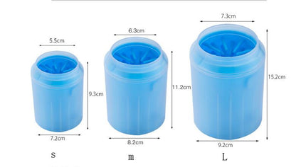 Pet Paw Cleaner Cup – Portable Dog Paw Washer with Soft Silicone Bristles