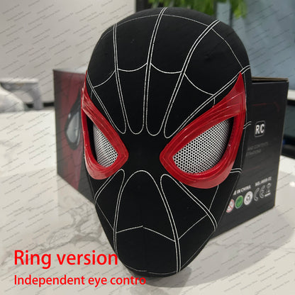 Realistic Spider Mask – Dual Control Blinking Cosplay Halloween Mask