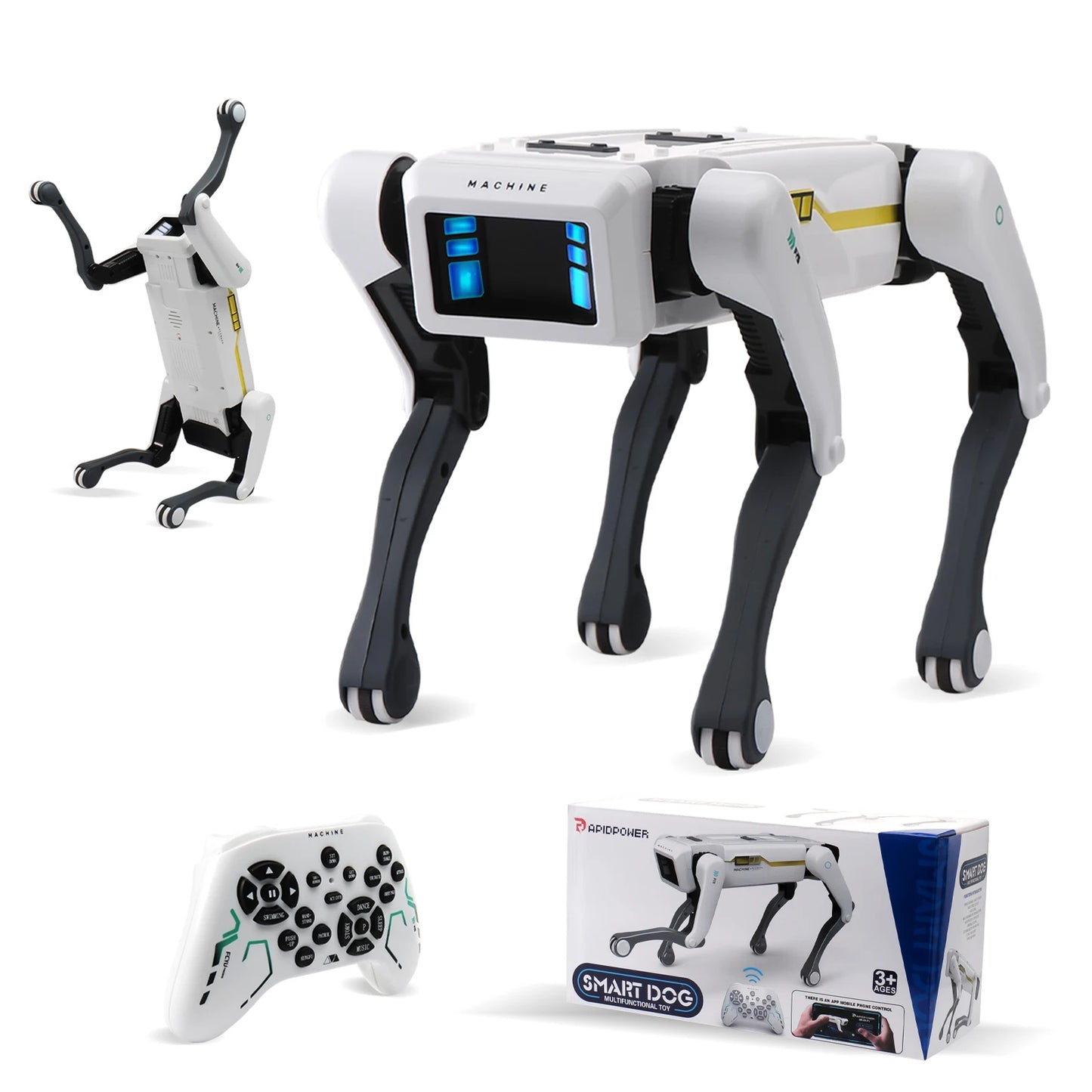 Robot Dog with Remote (PRO VERSION - AI, Voice Control & Smartphone App)