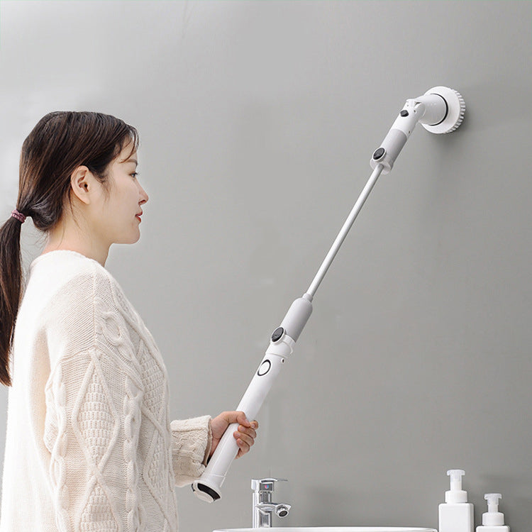 Multi-Brush Wireless Electric Cleaning Brush – Kitchen & Bathroom Scrubber