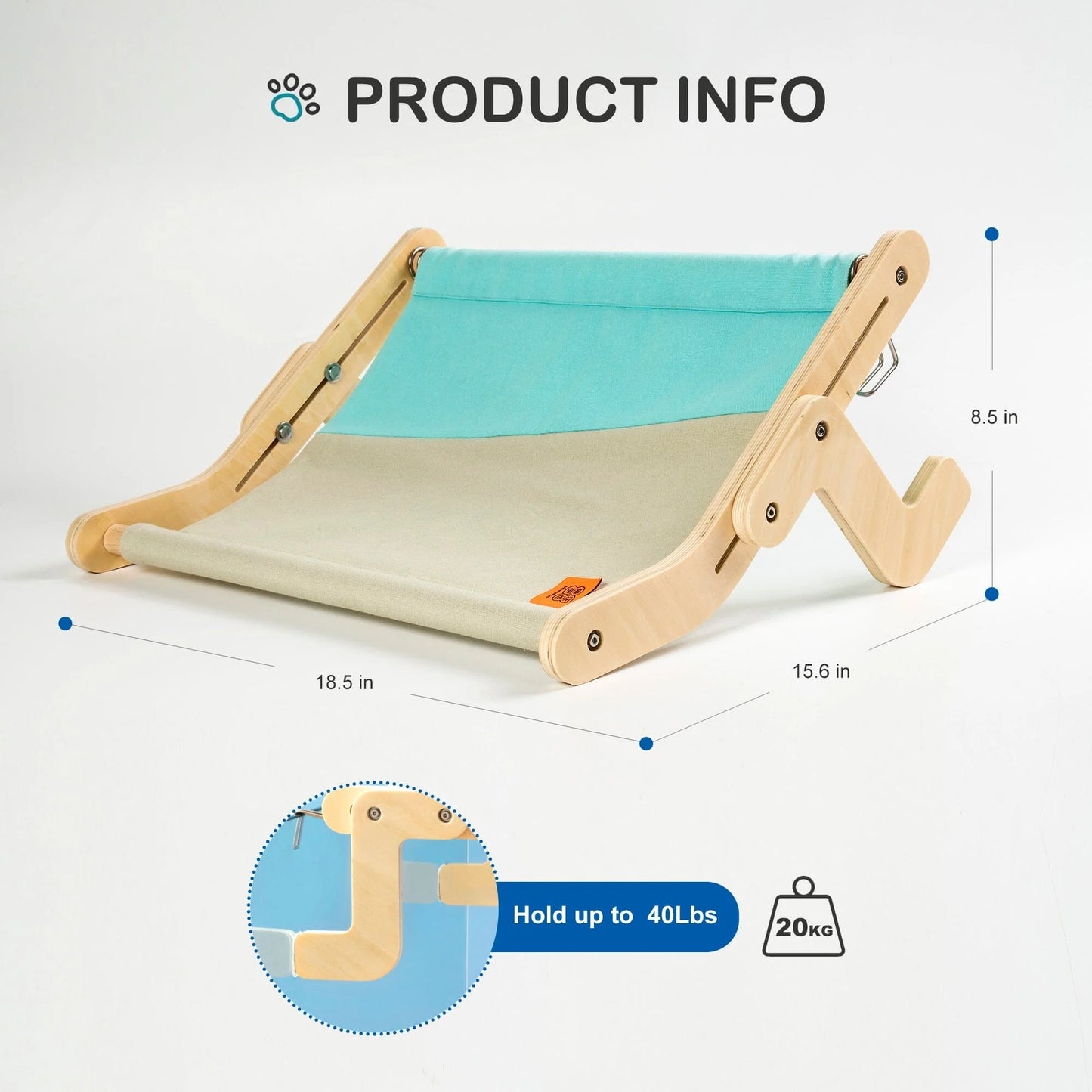 Adjustable Cat Window Perch – Secure Space-Saving Resting Spot